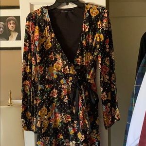 Zara Trafaluc Collection floral romper